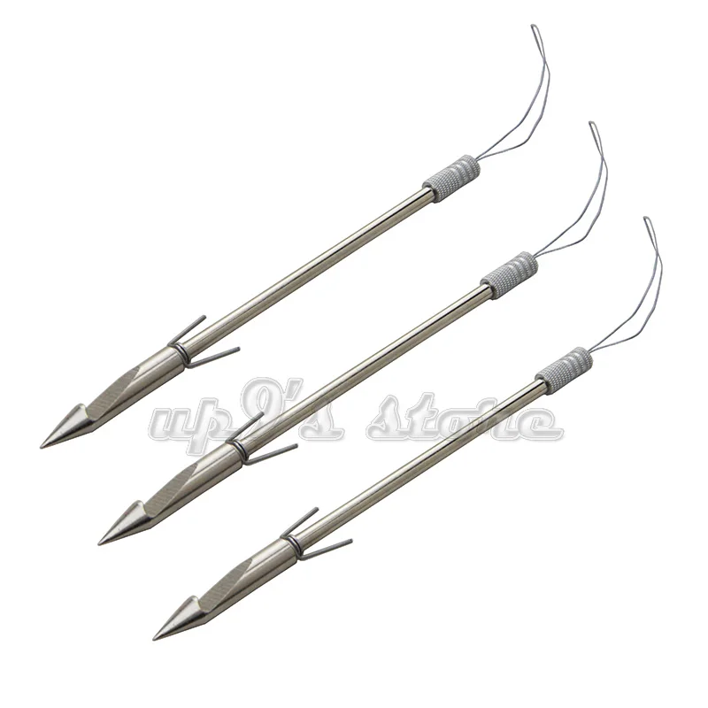 3pcs Stainless steel Archery Hunting Bolt Silver Bow Fishing Slingshot Arrow Head
3pcs Stainless steel Archery Hunting Bolt Silver Bow Fishing Slingshot Arrow Head