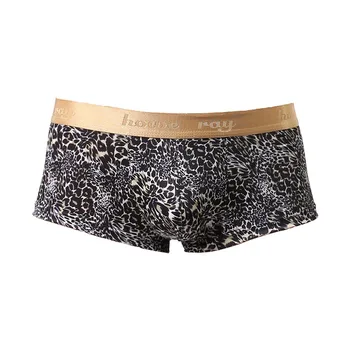 Men's Underwear New Sexy Golden Rim Leopard Printed Low Waist Soft and Comfortable Breathable Fashion Casual Daily Boxer #Z
Men's Underwear New Sexy Golden Rim Leopard Printed Low Waist Soft and Comfortable Breathable Fashion Casual Daily Boxer #Z