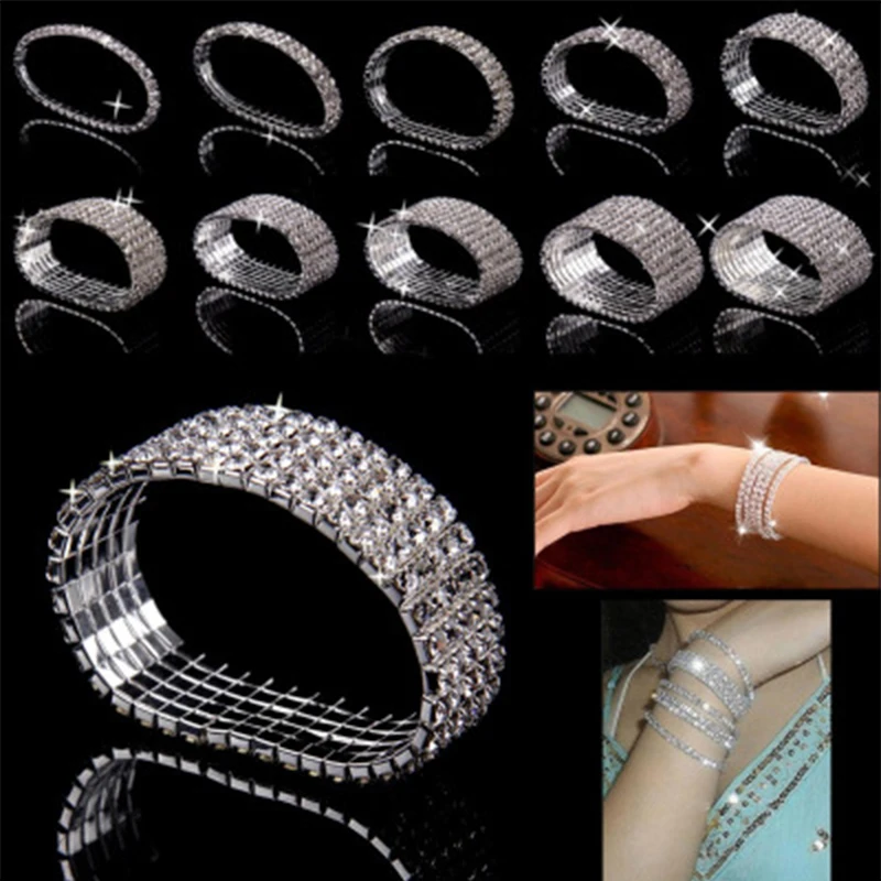 4/5/8 rows crystal rhinestone bracelet bangle Bling bracelet Wedding women bridal tennis bracelet hot jewelry free shipping
4/5/8 rows crystal rhinestone bracelet bangle Bling bracelet Wedding women bridal tennis bracelet hot jewelry free shipping