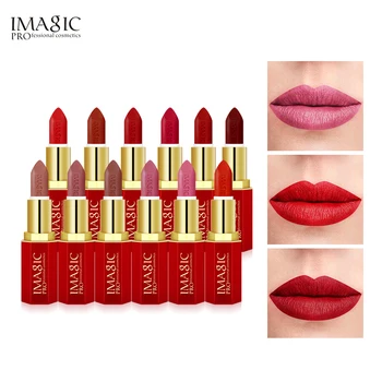 12Pcs/set IAMGIC12 color Matte Lipstick Lasting Non-Decoloring Velvet Matte Lipstick Female Student Professional Cosmetic
12Pcs/set IAMGIC12 color Matte Lipstick Lasting Non-Decoloring Velvet Matte Lipstick Female Student Professional Cosmetic