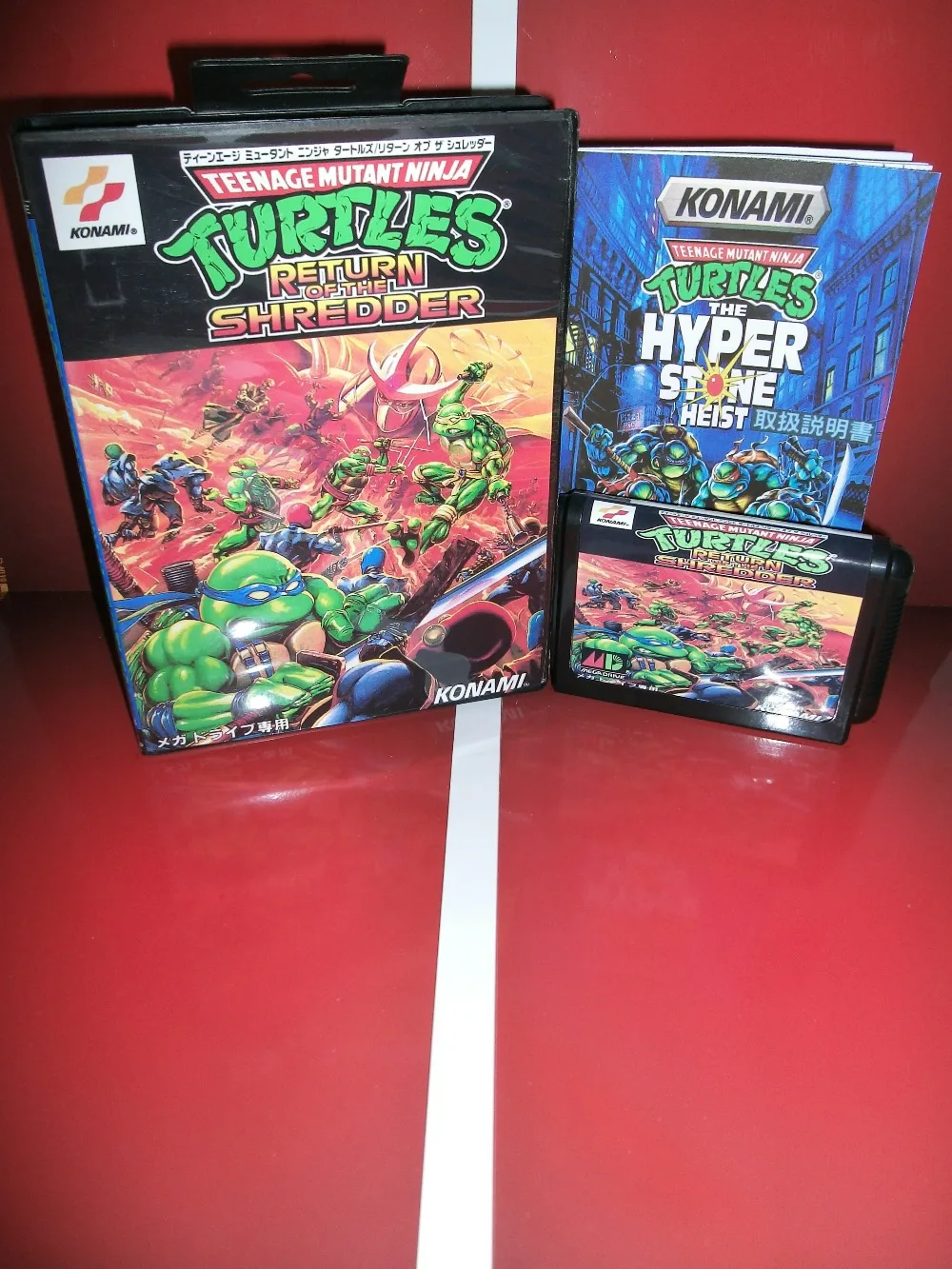 Ninja Turtles III game cartridge with box and manual 16 bit MD card for Sega MegaDrive for Genesis
Ninja Turtles III game cartridge with box and manual 16 bit MD card for Sega MegaDrive for Genesis