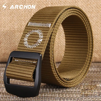 S.ARCHON Casual Metal Alloy Buckle Nylon Survival Adjustable Waist Belts Men Camouflage Army Military Style Combat Tactical Belt
S.ARCHON Casual Metal Alloy Buckle Nylon Survival Adjustable Waist Belts Men Camouflage Army Military Style Combat Tactical Belt