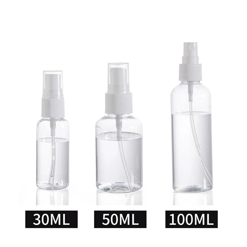 1PCS 30/50/100Ml Random Color Travel Transparent Plastic Perfume Atomizer MIni Empty Spray Refillable Bottle Cosmetic Containers
1PCS 30/50/100Ml Random Color Travel Transparent Plastic Perfume Atomizer MIni Empty Spray Refillable Bottle Cosmetic Containers