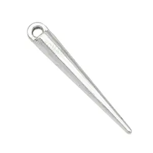50pcs- Antique Silver Spikes charms Pendants 34x5mm 50pcs- Antique Silver Spikes charms Pendants 34x5mm