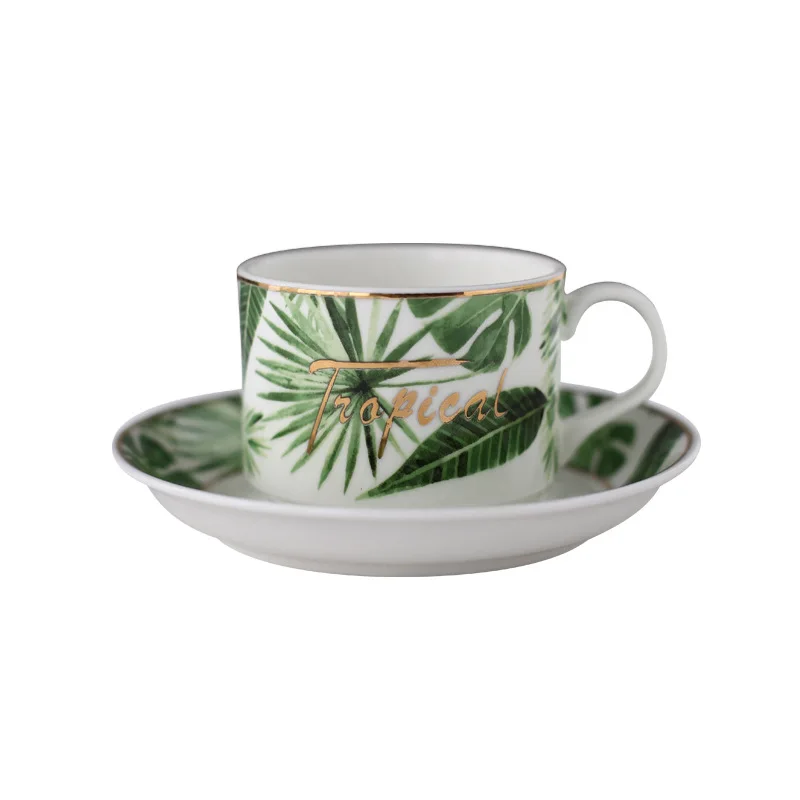 New Design Green plant mugs and saucer set,Porcelain Coffee Latte Mug Printing Teacup Ceramic Tea Cup Water Drinkware
New Design Green plant mugs and saucer set,Porcelain Coffee Latte Mug Printing Teacup Ceramic Tea Cup Water Drinkware
