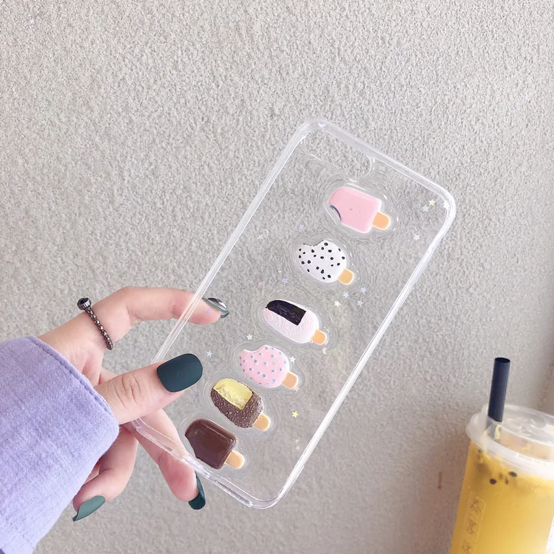Cute 3D Ice Cream kawaii Pattern Mobile shell for iPhone 6 6S 7 8 Plus X XR XS MAX Case Glitter Soft TPU Back Cover Cases funda
Cute 3D Ice Cream kawaii Pattern Mobile shell for iPhone 6 6S 7 8 Plus X XR XS MAX Case Glitter Soft TPU Back Cover Cases funda