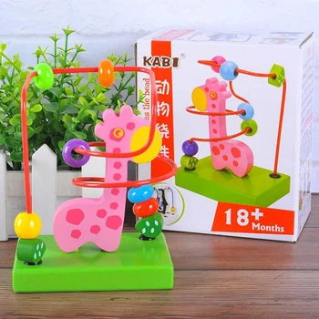 Baby Wooden Mini Around Beads Wire Maze Math Toys Children Kids Toddler Educational Toy
Baby Wooden Mini Around Beads Wire Maze Math Toys Children Kids Toddler Educational Toy