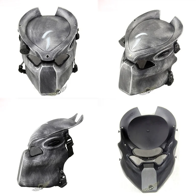 Alien Vs Predator Lonely Wolf Mask With lamp Outdoor Wargame Tactical Mask Full Face CS Mask Halloween Party
Alien Vs Predator Lonely Wolf Mask With lamp Outdoor Wargame Tactical Mask Full Face CS Mask Halloween Party