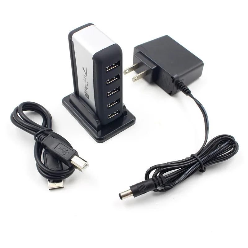 7 Port USB 2.0 HUB High Speed USB Splitter Charger 100-240V/AC with US Plug AC Power Adapter Cable for Laptop Notebook Tablet PC
7 Port USB 2.0 HUB High Speed USB Splitter Charger 100-240V/AC with US Plug AC Power Adapter Cable for Laptop Notebook Tablet PC