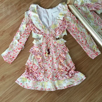 CHICATWILL 2019 Summer WOMEN RUFFLES FLORAL DRESS 
CHICATWILL 2019 Summer WOMEN RUFFLES FLORAL DRESS