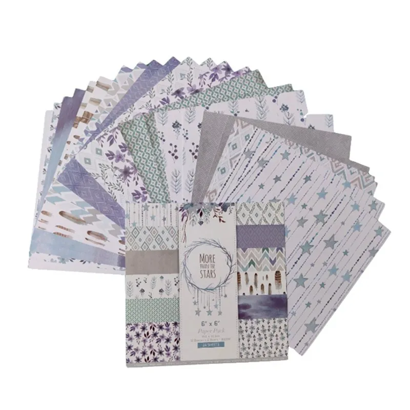 12pcs/Pack 6*6inch More Than The Stars Patterned Paper Pack for Scrapbooking DIY Happy Planner Card Making Journal Project
12pcs/Pack 6*6inch More Than The Stars Patterned Paper Pack for Scrapbooking DIY Happy Planner Card Making Journal Project