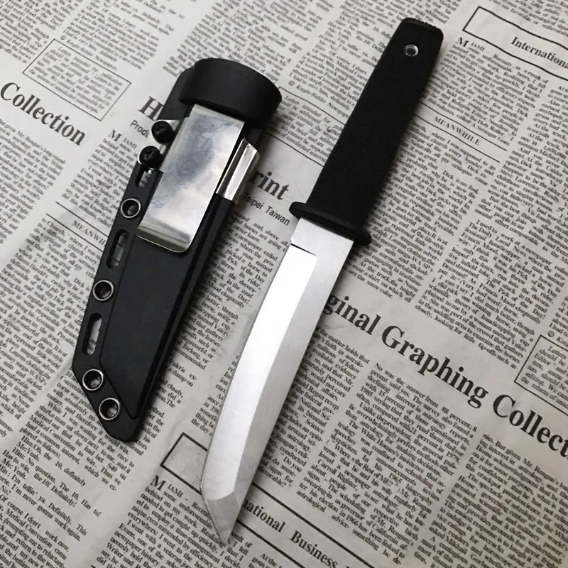 Cold 5Cr13 Stainless Steel Fixed Knife Hunting Survival Camping Rescue Tool Tactical Knife with Logo
Cold 5Cr13 Stainless Steel Fixed Knife Hunting Survival Camping Rescue Tool Tactical Knife with Logo