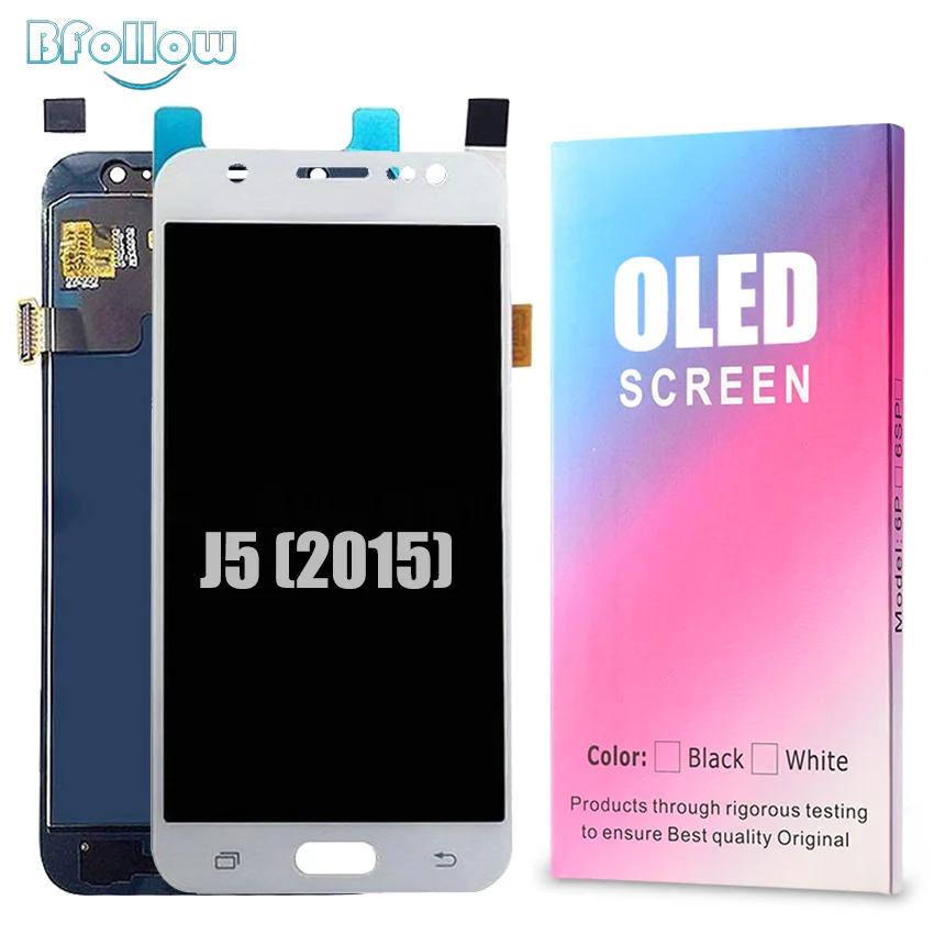 BFOLLOW Original OLED for Samsung Galaxy J5 (2015) AAA Screen Display Digitizer Assembly LCD OEM Replacement
BFOLLOW Original OLED for Samsung Galaxy J5 (2015) AAA Screen Display Digitizer Assembly LCD OEM Replacement