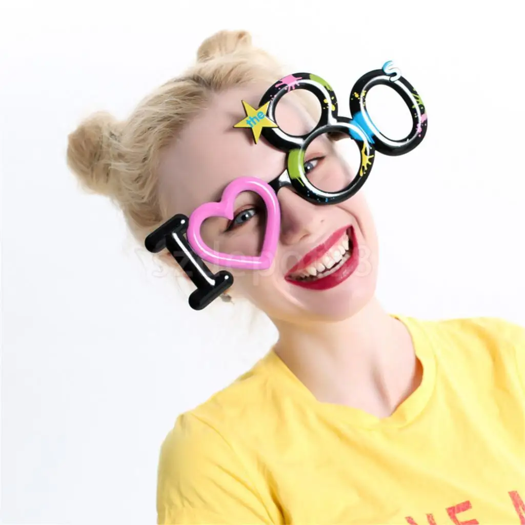 Новинка солнцезащитные очки I Love the 80 s 80s поколение смешные для вечеринки