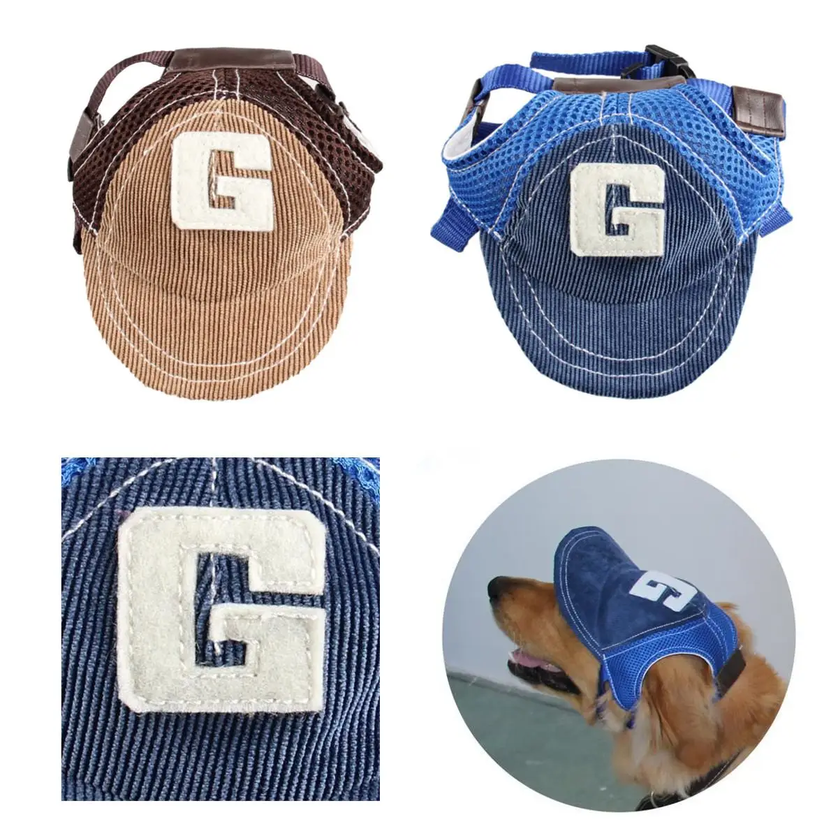 Sunscreen Pet Dog Puppy Hat Cap Summer Outdoor Cool Large Dog Baseball Cap Sun Protection Breathable Hat Travel Activity Pet Hat
Sunscreen Pet Dog Puppy Hat Cap Summer Outdoor Cool Large Dog Baseball Cap Sun Protection Breathable Hat Travel Activity Pet Hat