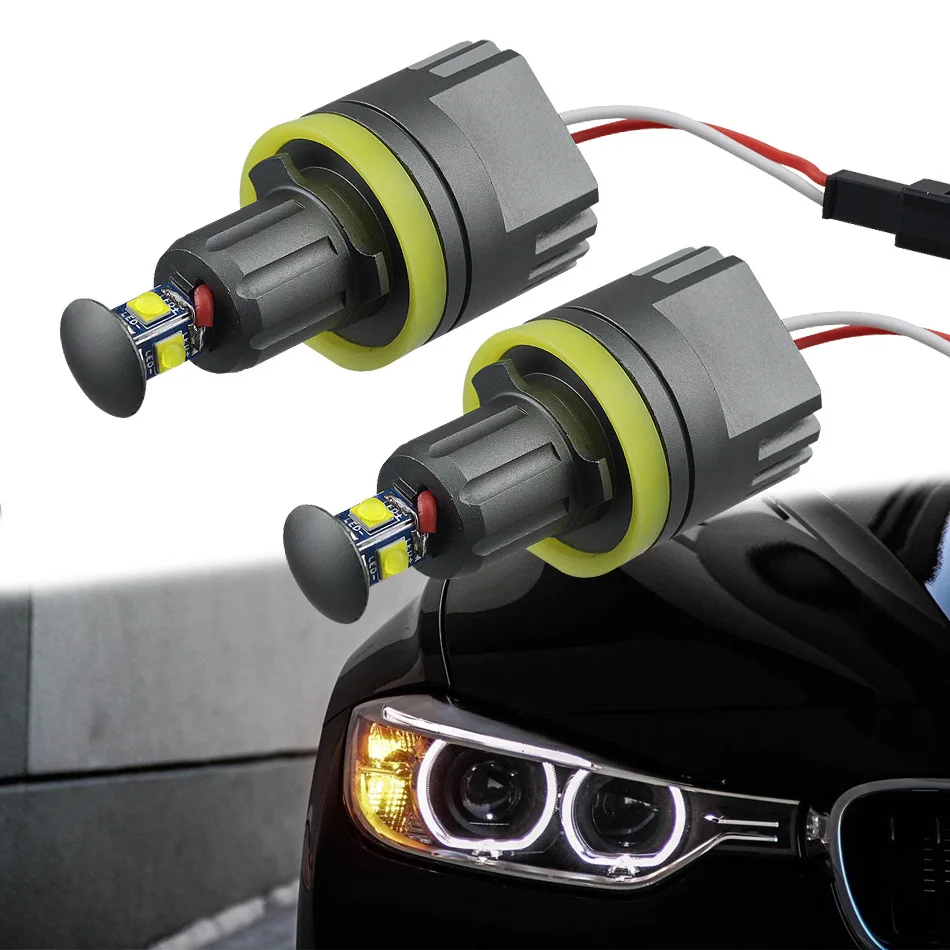2x H8 LED Angel Eyes Fog Light Bulbs DRL Error Free 40W For BMW E82/E87 E91 E92 E93 E60 E61 E63 Original Fog Lamp Replacement
2x H8 LED Angel Eyes Fog Light Bulbs DRL Error Free 40W For BMW E82/E87 E91 E92 E93 E60 E61 E63 Original Fog Lamp Replacement