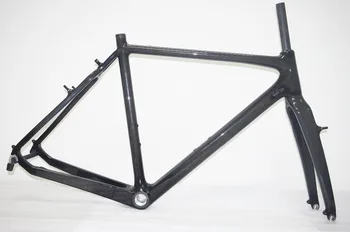 3k Carbon Cyclocross v-Brake Road Frame Cyclo Cross Bike Frame Fork 51/53/55/57cm
3k Carbon Cyclocross v-Brake Road Frame Cyclo Cross Bike Frame Fork 51/53/55/57cm
