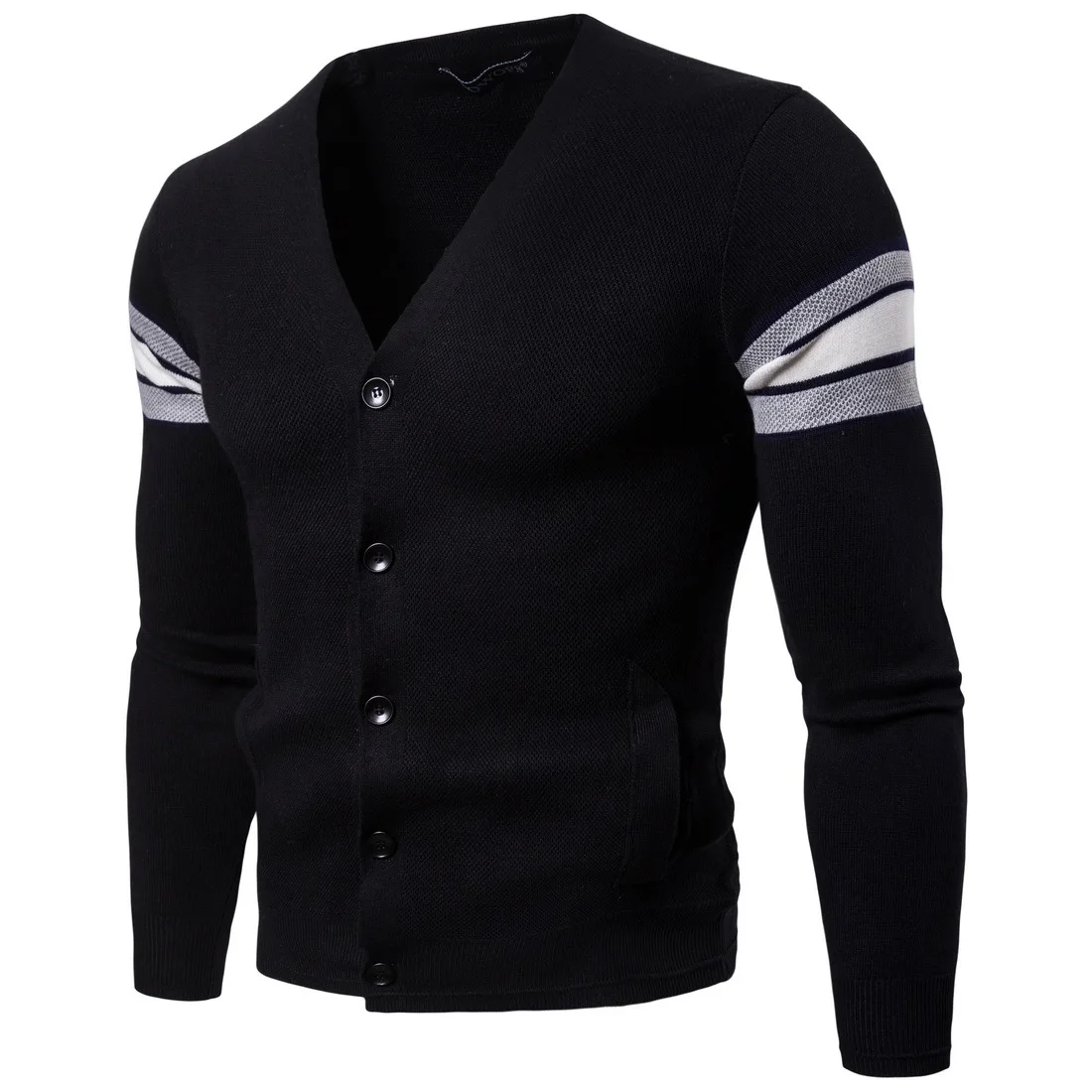 Sweater Men's Autumn And Winter New Slim Black And White Knit Cardigan V-neck Sweater Bottoming Shirt Sweater Jacket M-2XL-YM009
Sweater Men's Autumn And Winter New Slim Black And White Knit Cardigan V-neck Sweater Bottoming Shirt Sweater Jacket M-2XL-YM009