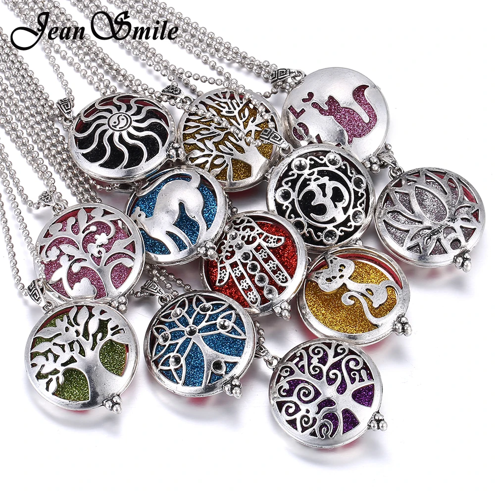 New Aroma Diffuser Necklace Open Silver Tree of Life Locket Pendant Perfume Essential Oil Aromatherapy Locket Necklace with Pad
New Aroma Diffuser Necklace Open Silver Tree of Life Locket Pendant Perfume Essential Oil Aromatherapy Locket Necklace with Pad