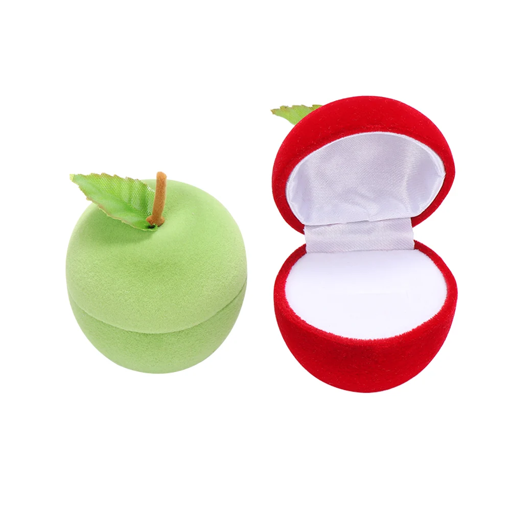 New 1 Pcs High Quality Velvet Apple Style Jewelry Display Storage Case Necklace Earring Ring Carrying Cases Gift Box
New 1 Pcs High Quality Velvet Apple Style Jewelry Display Storage Case Necklace Earring Ring Carrying Cases Gift Box
