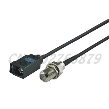 15cm RF F Jack bulkhead Straight to Fakra Jack A Straight Black Pigtail Jumper Cable RG174
15cm RF F Jack bulkhead Straight to Fakra Jack A Straight Black Pigtail Jumper Cable RG174