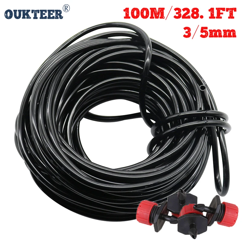 30M-150M Watering Hose 3/5mm Garden Drip Pipe PVC Hose Irrigation System Watering Systems for Greenhouses Irrigating System
30M-150M Watering Hose 3/5mm Garden Drip Pipe PVC Hose Irrigation System Watering Systems for Greenhouses Irrigating System