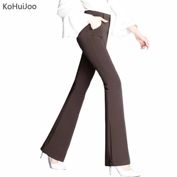 KoHuiJoo M-6XL Autumn Winter Plus Size Women Flare Pants High Waist OL Casual Pant Trousers Work Pants Long Trousers Female
KoHuiJoo M-6XL Autumn Winter Plus Size Women Flare Pants High Waist OL Casual Pant Trousers Work Pants Long Trousers Female