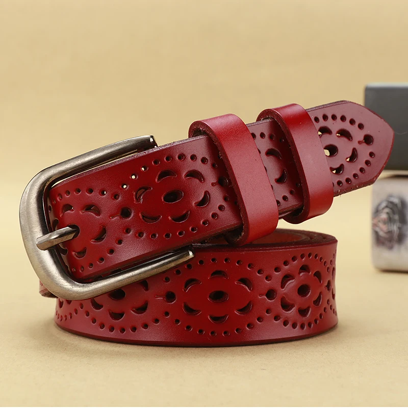 Seabigtoo Unisex Genuine Leather Belts Men metal Pin Buckle belts female male Wild Jeans belts pants High Quality
Seabigtoo Unisex Genuine Leather Belts Men metal Pin Buckle belts female male Wild Jeans belts pants High Quality