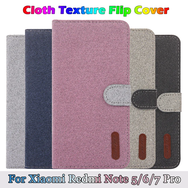 Flip Wallet Note7 Case For Xiaomi Redmi Note 7 6 5 Pro Note6 Luxury Cloth Texture Fabric Leather Cover Stand Phone Bags Celular
Flip Wallet Note7 Case For Xiaomi Redmi Note 7 6 5 Pro Note6 Luxury Cloth Texture Fabric Leather Cover Stand Phone Bags Celular
