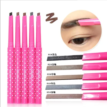New Eyebrow Pencil Natural Waterproof Rotating Automatic Eye Brow Pencil Cosmetic Eyebrow Shaping Liner Pen / by dhl 1000pcs
New Eyebrow Pencil Natural Waterproof Rotating Automatic Eye Brow Pencil Cosmetic Eyebrow Shaping Liner Pen / by dhl 1000pcs