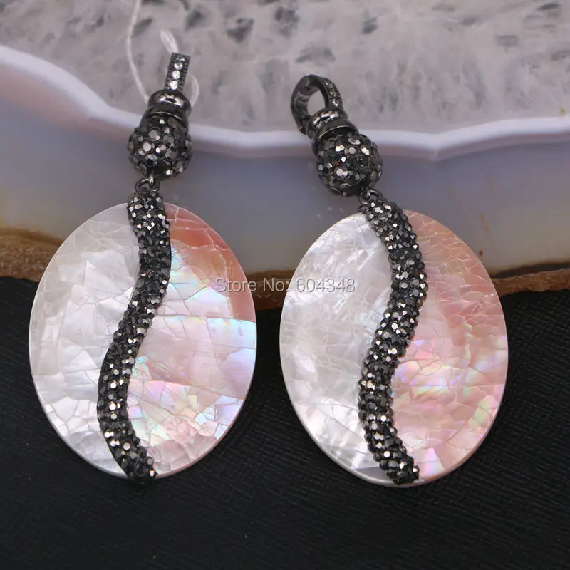 5PCS Pink Shell Pendant, Crystal Rhinestone Pink Mother of pearl Shell Teardrop Pendant, Shell Pendant Jewelry
5PCS Pink Shell Pendant, Crystal Rhinestone Pink Mother of pearl Shell Teardrop Pendant, Shell Pendant Jewelry