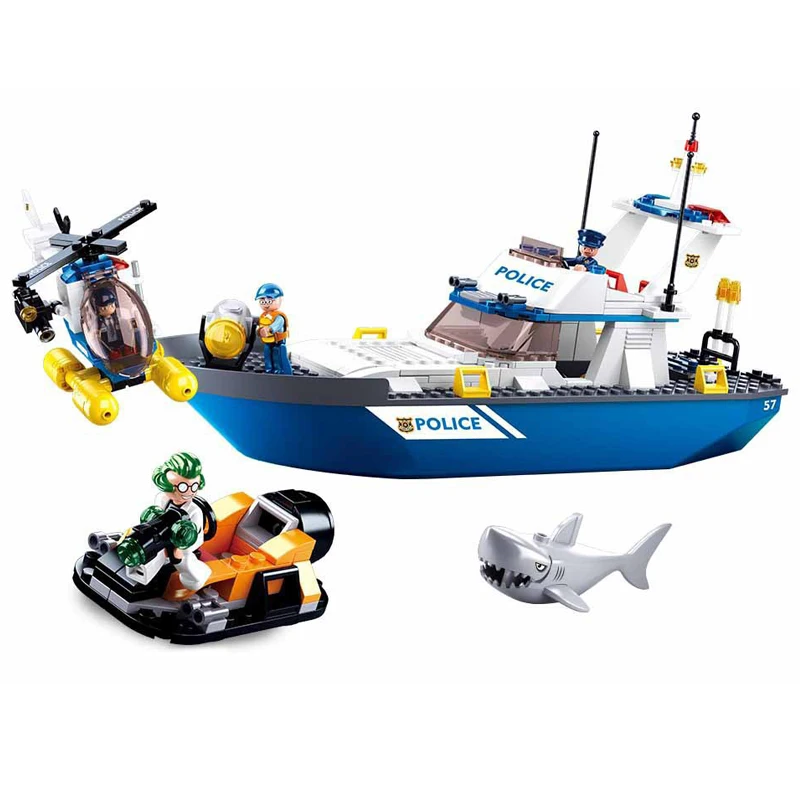 347pcs Children's building blocks toy Compatible Legoing city Police series Criminal Investigation amphibious police force Brick
347pcs Children's building blocks toy Compatible Legoing city Police series Criminal Investigation amphibious police force Brick