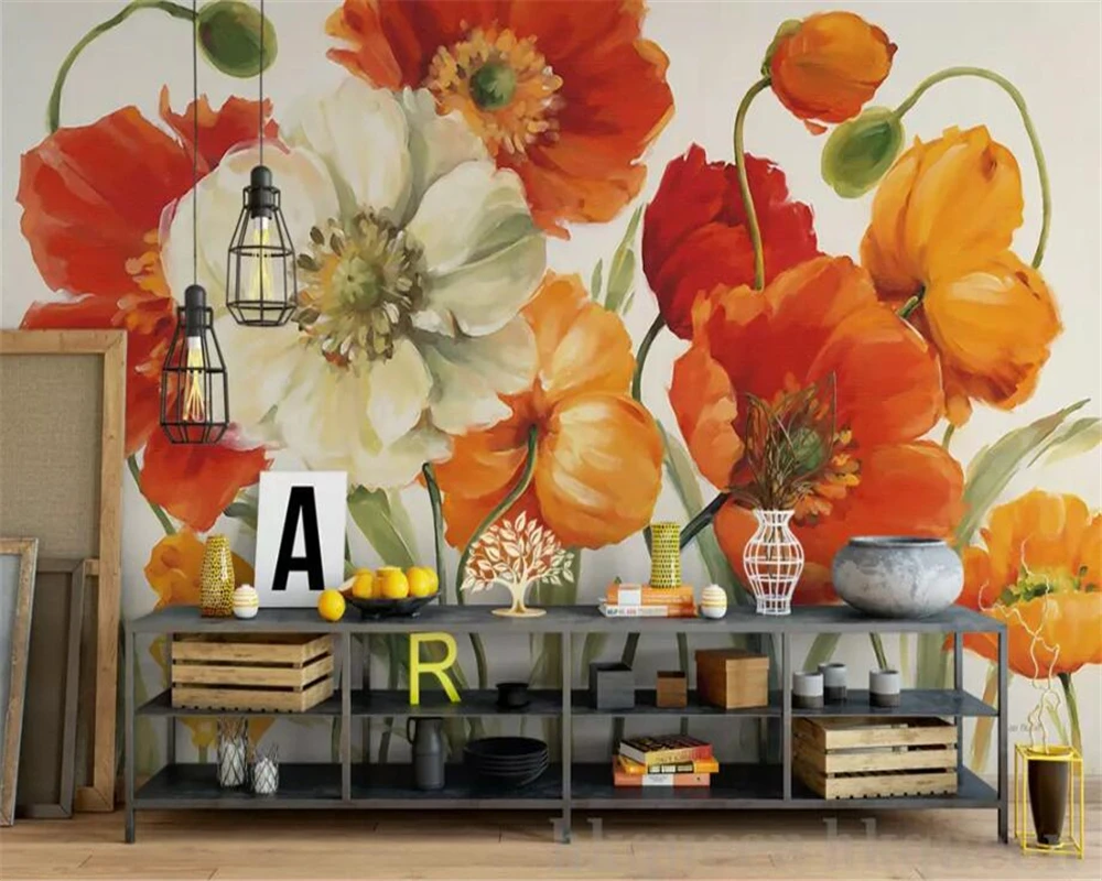 beibehang Custom wallpaper 3d European Style Fashion Hand Painted Abstract Flower Oil Painting Living Room Background wall paper
beibehang Custom wallpaper 3d European Style Fashion Hand Painted Abstract Flower Oil Painting Living Room Background wall paper
