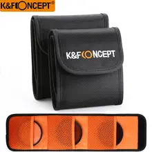 K&F CONCEPT 3 Pockets Lens Filter Bag Camera lens Filter Pouch for 49mm-77mm ND UV CPL Camera lens filter holder wallet case K&F CONCEPT 3 Pockets Lens Filter Bag Camera lens Filter Pouch for 49mm-77mm ND UV CPL Camera lens filter holder wallet case