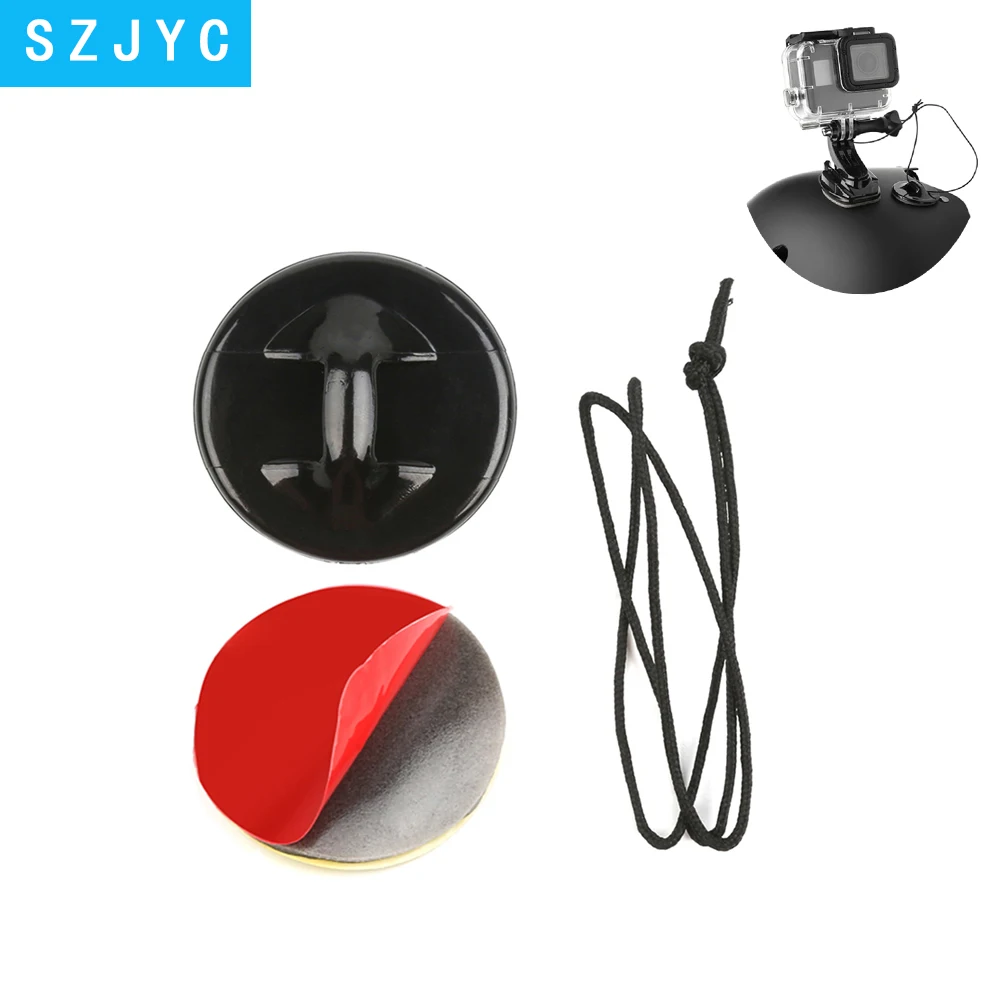 

JYC Surfing Safety Insurance Clasp Tethers Mount Adhesive Sticker For Gopro Hero 7 6 5 SJCAM SJ4000 Xiaomi Yi 4K h9 Accessory