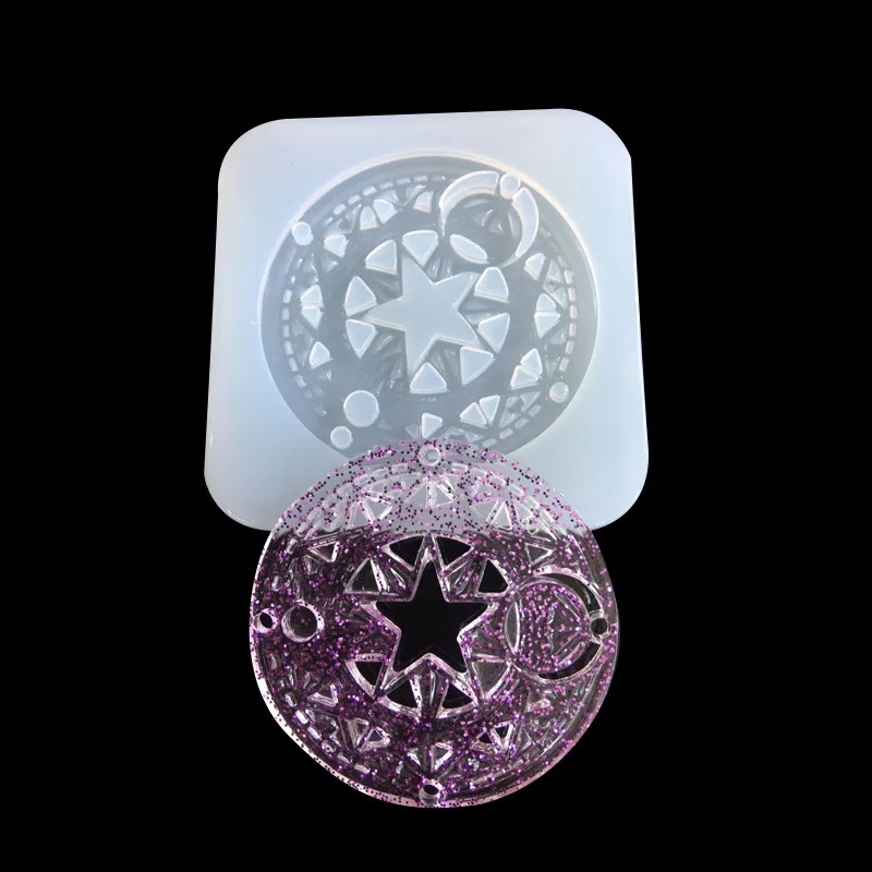 Variety Sakura Magic Circle Cartoon Silicone Resin Mold Cute Pendant Toy Moulds DIY Craft for Jewelry Making Decoration
Variety Sakura Magic Circle Cartoon Silicone Resin Mold Cute Pendant Toy Moulds DIY Craft for Jewelry Making Decoration