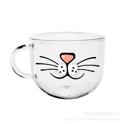Hoomall 1PC 500ML Cute Glass Mug Printed Cartoon Pattern Table MilkCoffe Mug With Handle Cap Kitchen Water Bottle For Students
Hoomall 1PC 500ML Cute Glass Mug Printed Cartoon Pattern Table MilkCoffe Mug With Handle Cap Kitchen Water Bottle For Students
