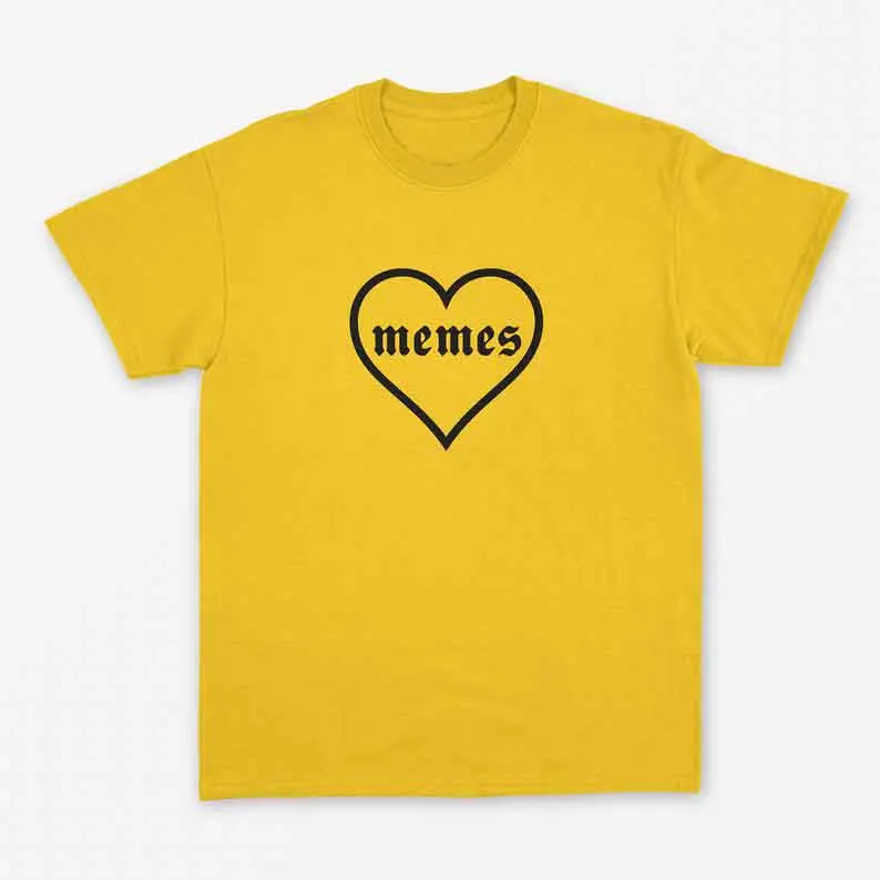 Skuggnas New Arrival Memes Love memes T Shirt Goth Shirt Pastel Tumblr Grunge Clothing Short Sleeve Fashion Tees Drop shipping
Skuggnas New Arrival Memes Love memes T Shirt Goth Shirt Pastel Tumblr Grunge Clothing Short Sleeve Fashion Tees Drop shipping