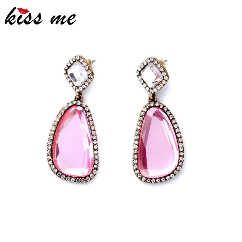 Irregularity Bezel-set Rhinestone New Design Pink Crystal Party Earrings For Women Factory Wholesale
Irregularity Bezel-set Rhinestone New Design Pink Crystal Party Earrings For Women Factory Wholesale