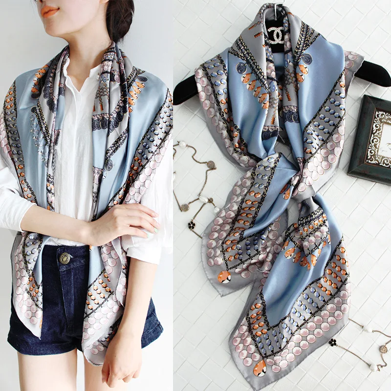 Silk 110cm large square spring and autumn Wraps scarf gold stamping women fashion designer scarf women luxury dropshipping
Silk 110cm large square spring and autumn Wraps scarf gold stamping women fashion designer scarf women luxury dropshipping