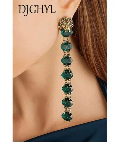 New Fashion elegant vintage crystal gems lion head long earrings women tassel multicolour rhinestone earring jewelry
New Fashion elegant vintage crystal gems lion head long earrings women tassel multicolour rhinestone earring jewelry
