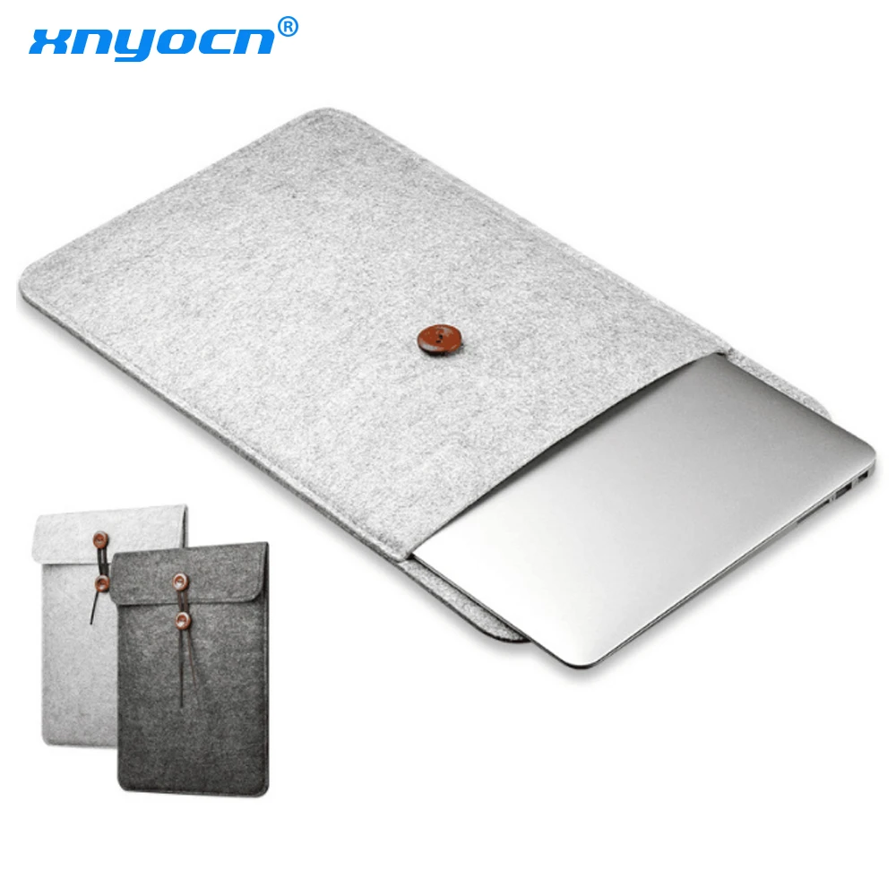 NEW Business Style Protective Woolen Felt Cover Case Anti-shock Case Bag Cover for Macbook Air Pro 11 12 13 15 Inch Laptop
NEW Business Style Protective Woolen Felt Cover Case Anti-shock Case Bag Cover for Macbook Air Pro 11 12 13 15 Inch Laptop