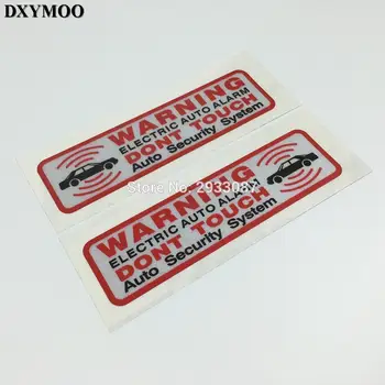 Warning ELECTRIC AUTO ALARM DONT TOUCH Security System Car Stickers Motorcycle Fish Tank Sticker and Decal
Warning ELECTRIC AUTO ALARM DONT TOUCH Security System Car Stickers Motorcycle Fish Tank Sticker and Decal