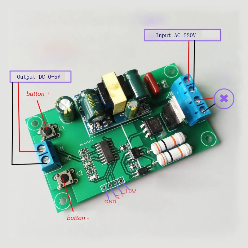 220V AC Dimming / Regulators / Speed Control / SCR / Module Microcontroller PWM / Serial Port Adjustment / Power
220V AC Dimming / Regulators / Speed Control / SCR / Module Microcontroller PWM / Serial Port Adjustment / Power
