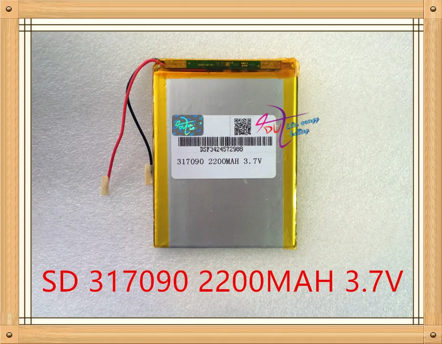 Liter energy battery 3.7 В 317090 батарея лития полимера внутренние Tablet PC MID электронная книга