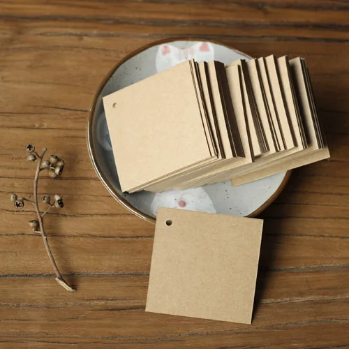 Square card Simple Style Pack of 20 Pieces Message Word Card 7X7cm Kraft not Including string
Square card Simple Style Pack of 20 Pieces Message Word Card 7X7cm Kraft not Including string