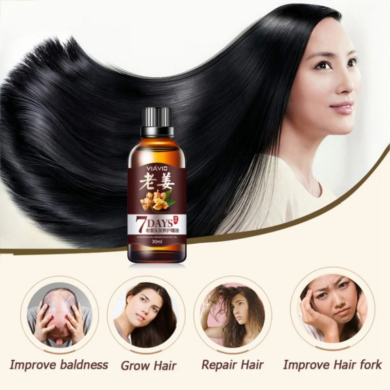 7 Days Hair Essential Oil Hair Care Oil Dry Damaged Hairs Nutrition Ginger Essence Hairs Mask Essential Oil
7 Days Hair Essential Oil Hair Care Oil Dry Damaged Hairs Nutrition Ginger Essence Hairs Mask Essential Oil