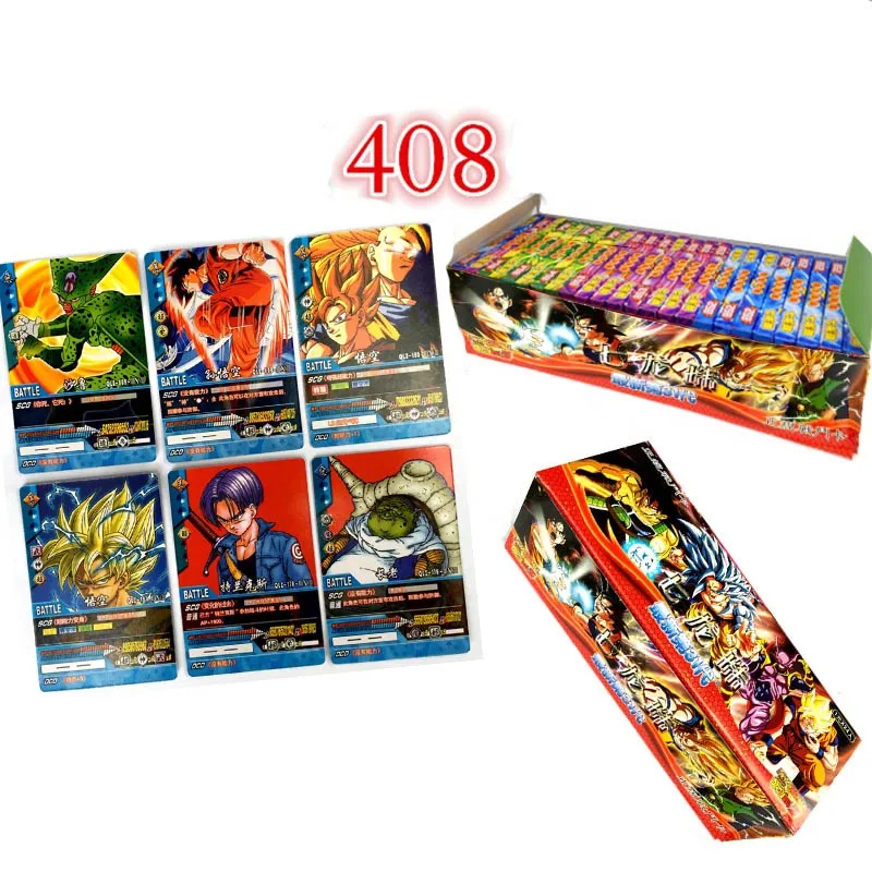 408pcs Dragon Ball GT Super Ultra Instinct Goku Action Toy Figures Commemorative Edition game collection card Collection Cards
408pcs Dragon Ball GT Super Ultra Instinct Goku Action Toy Figures Commemorative Edition game collection card Collection Cards
