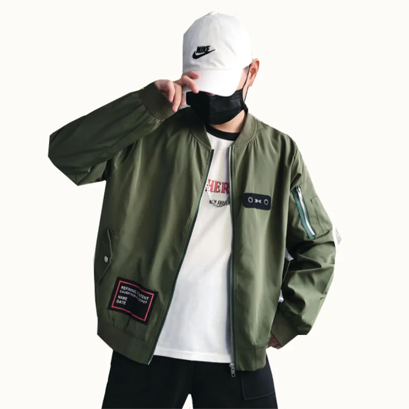 2019 Spring Casual Solid Fashion Slim Bomber Jacket Men Overcoat Baseball Jackets Men's streetwear Jacket Plus Size 5XL
2019 Spring Casual Solid Fashion Slim Bomber Jacket Men Overcoat Baseball Jackets Men's streetwear Jacket Plus Size 5XL