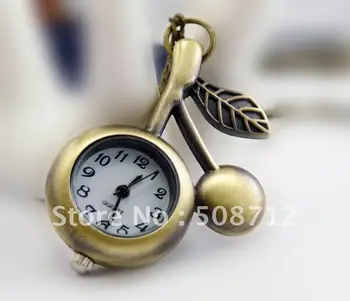 Free shipping!!! Retro style Cartoon cherry Necklace Quartz Pocket Watch Xmas gift
Free shipping!!! Retro style Cartoon cherry Necklace Quartz Pocket Watch Xmas gift